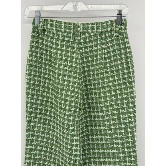 Green Checkered Women's Trousers - Picture 9 of 16